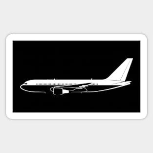 767-200 Silhouette Sticker